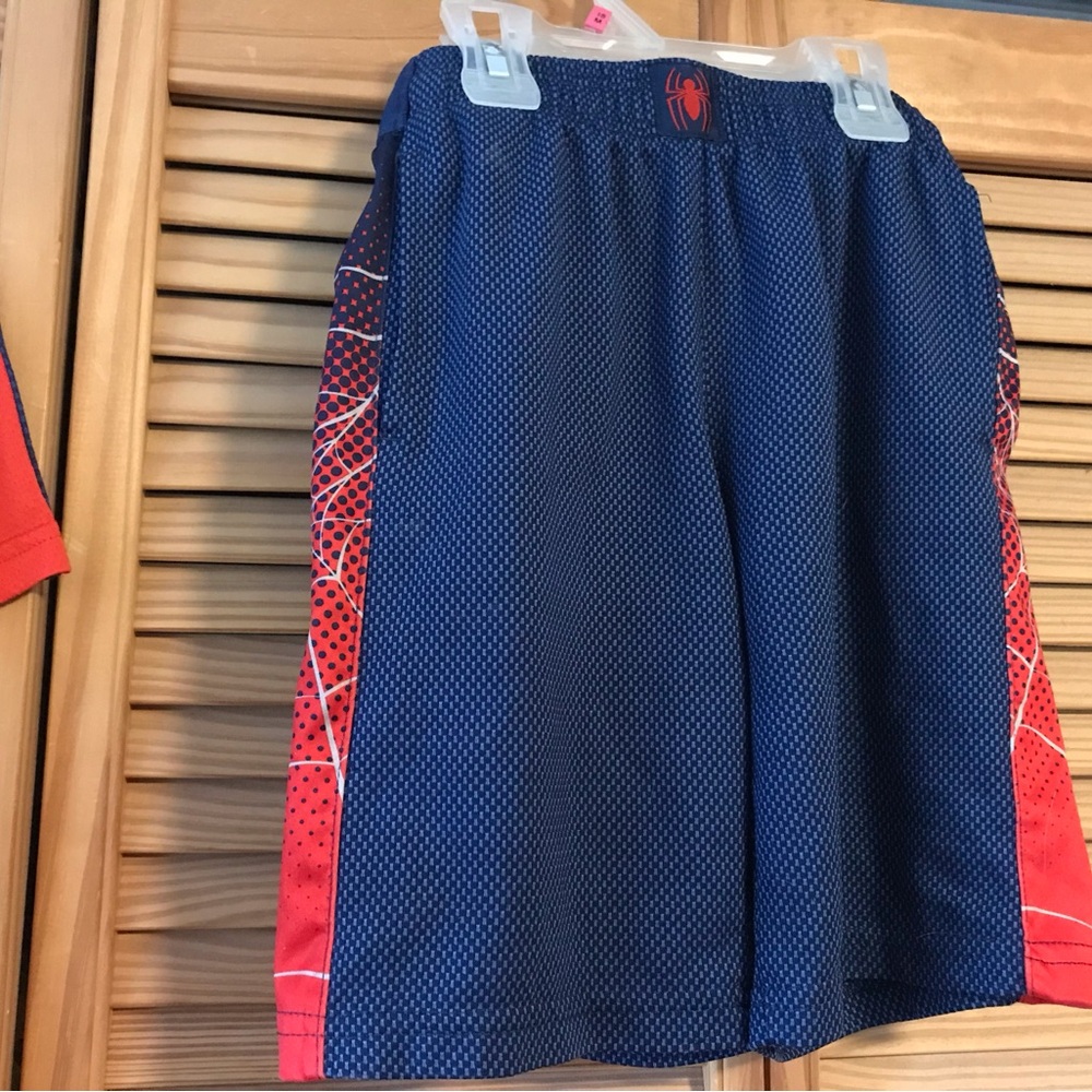 Marvel Spider-Man Blue and Red Shorts